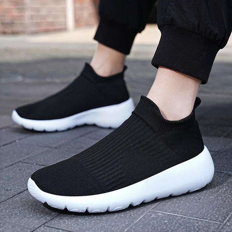 Unisex Elastischer Strick-Slipper mit nahtlosem Schaft und ergonomischer Leichtsohle Shopy Nory