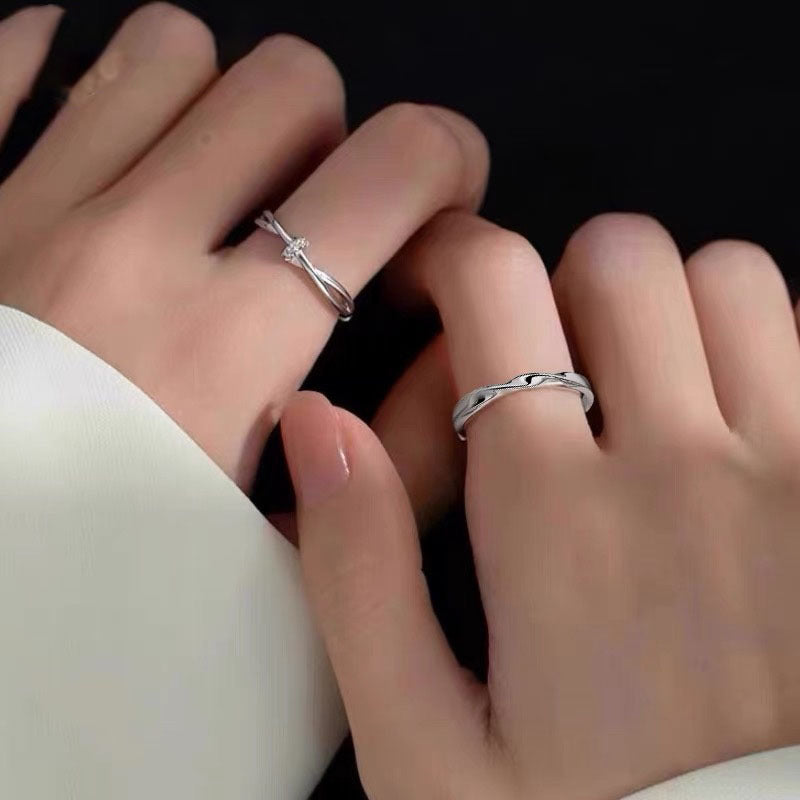 Damen eleganter Ring mit geschwungenem Design Shop Nory