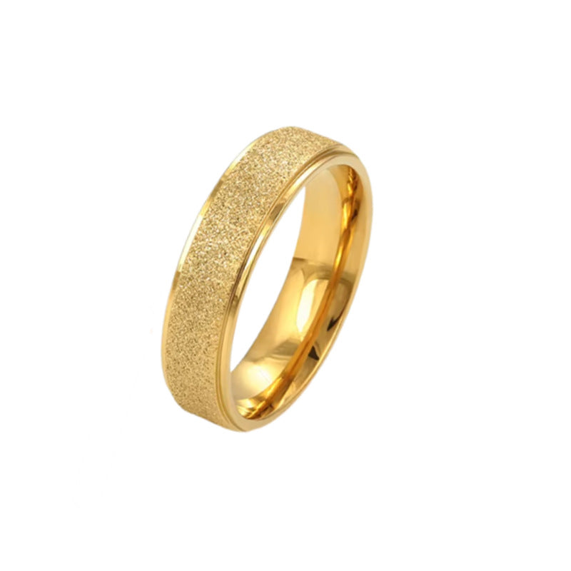 Damen Eleganter Ring aus hochwertigem Edelstahl mit strukturierter Oberfläche Shop Nory