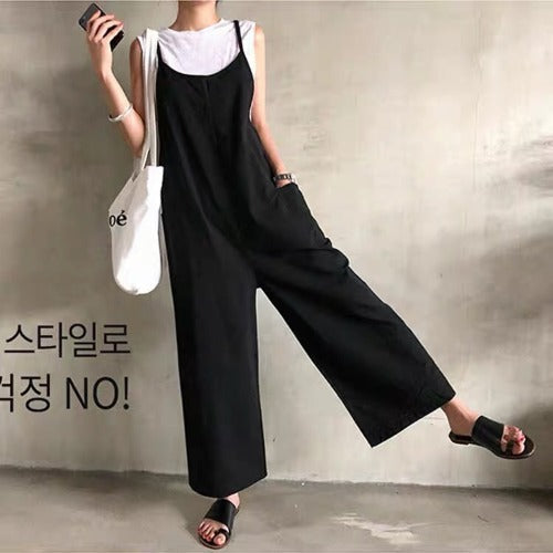 Damen Latzhose Im Lässigen Stil mit Verstellbaren Trägern und Großem Komfort Shopnory