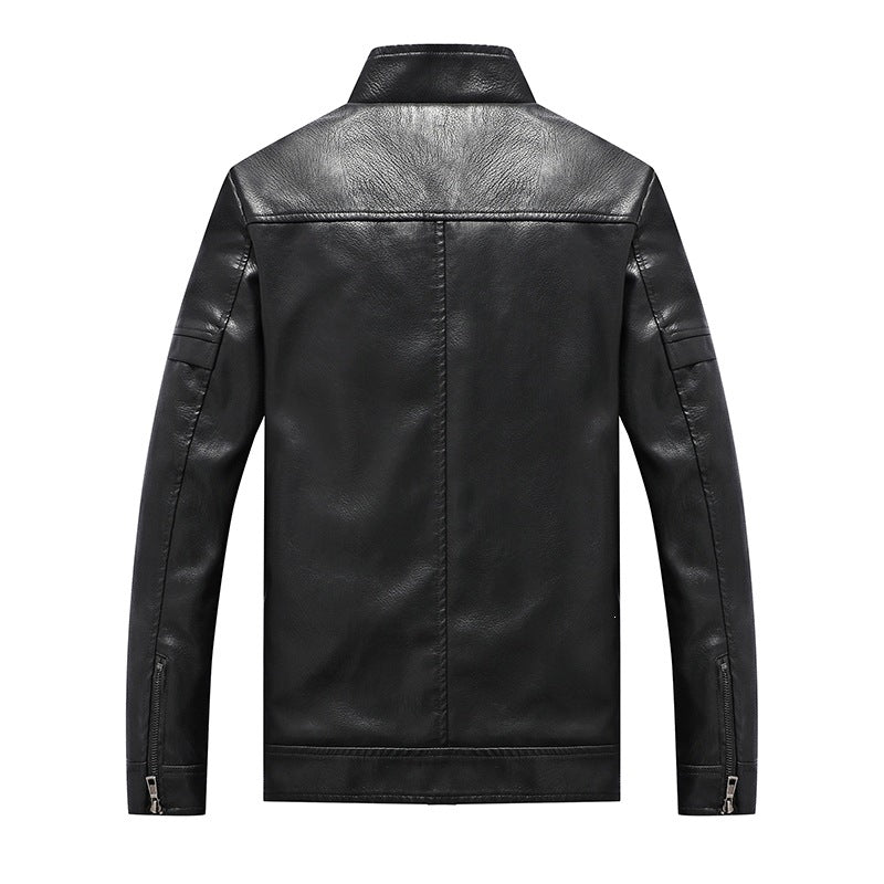 Herren Elegante Motorradlederjacke Shop Nory