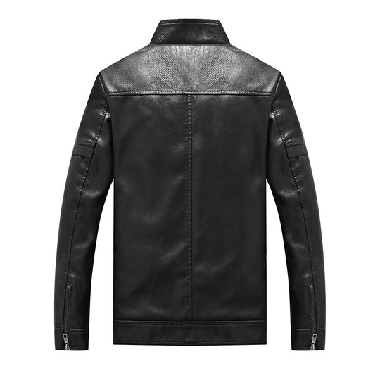 Herren Elegante Motorradlederjacke Shop Nory