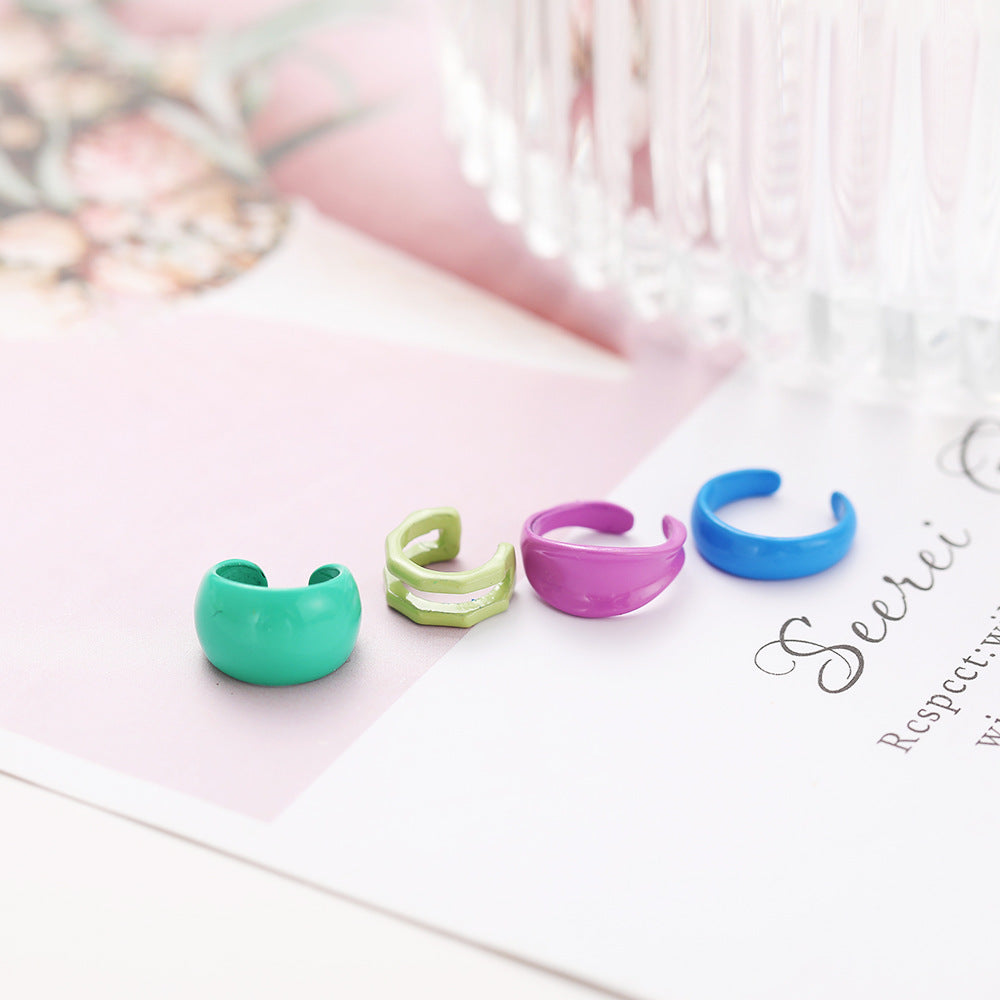 Damen Ohrcuff Set mit einzigartigem Design und bunten Farben Shop Nory