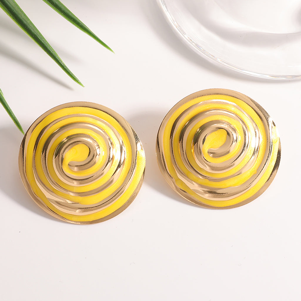 Damen Ohrstecker im eleganten Spiralen-Design Shop Nory