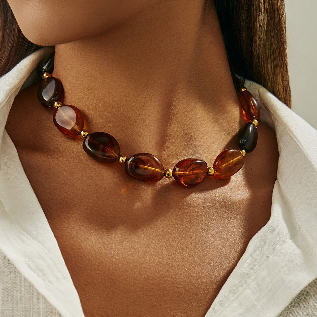 Damen Chunky Halskette aus hochwertigem Kaschmir Shop Nory