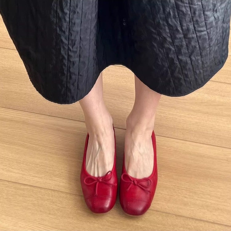 Damen Ballerinas mit elegantem Schleifen-Design und bequemer Passform