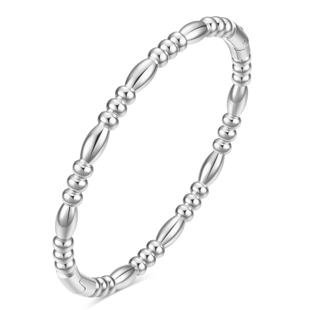 Damen Elegantes Armreif mit detailreicher Struktur Shop Nory