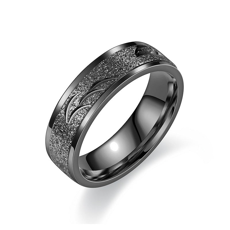 Herren Ring mit modernem, strukturiertem Design Shop Nory