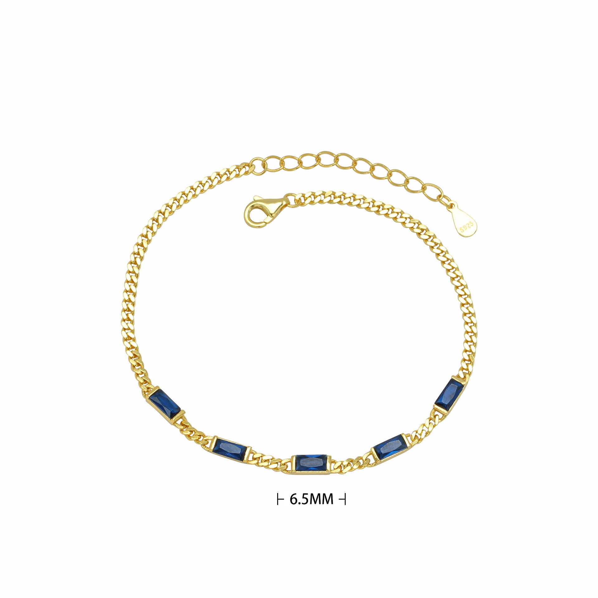 Damen Halskette mit stilvollen grünen Zirkonsteinen in hochwertigem 925 Sterling Silber Shop Nory