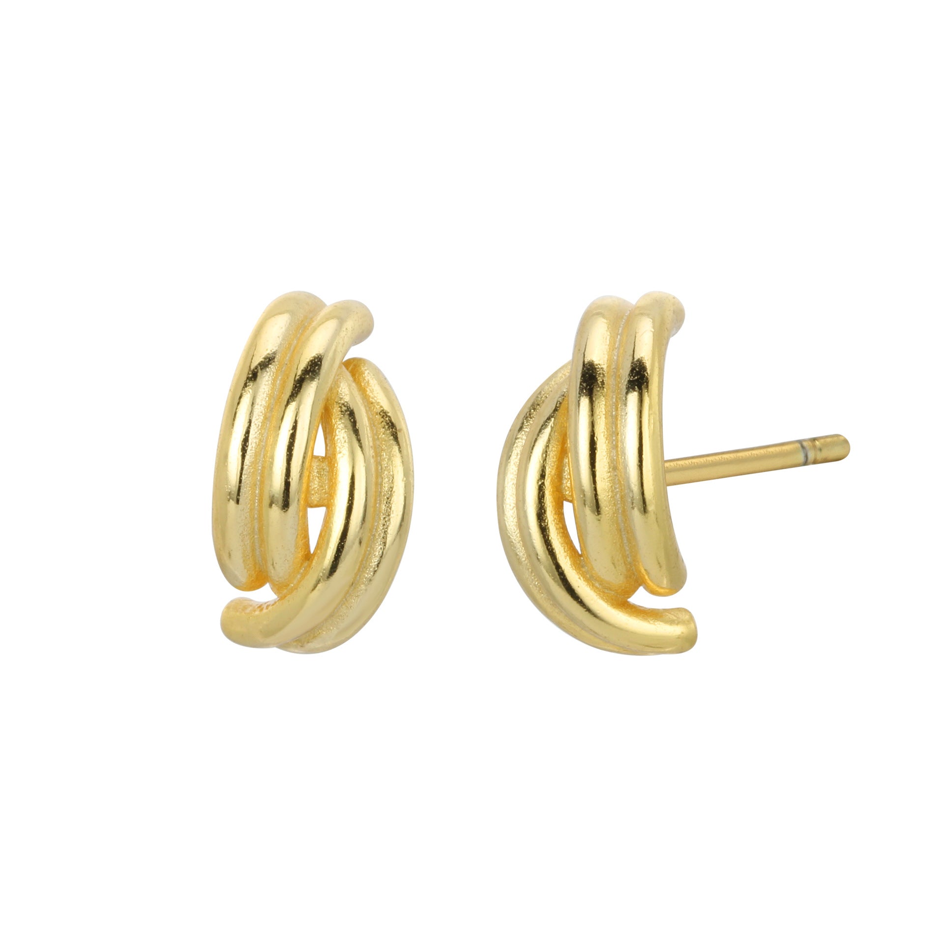 Damen Ohrstecker im eleganten Wickeldesign Shop Nory