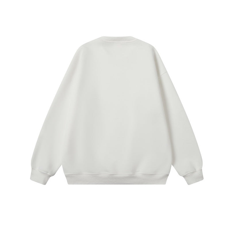 Unisex Oversize-Sweatshirt mit Strickapplikationen und Rundhalsausschnitt Shop Nory