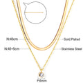 Damen elegante Halskette mit funkelndem Kristallanhänger und verstellbarer Kette Shop Nory