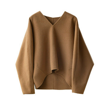 Damen Wolle Pullover mit V-Ausschnitt Shop Nory