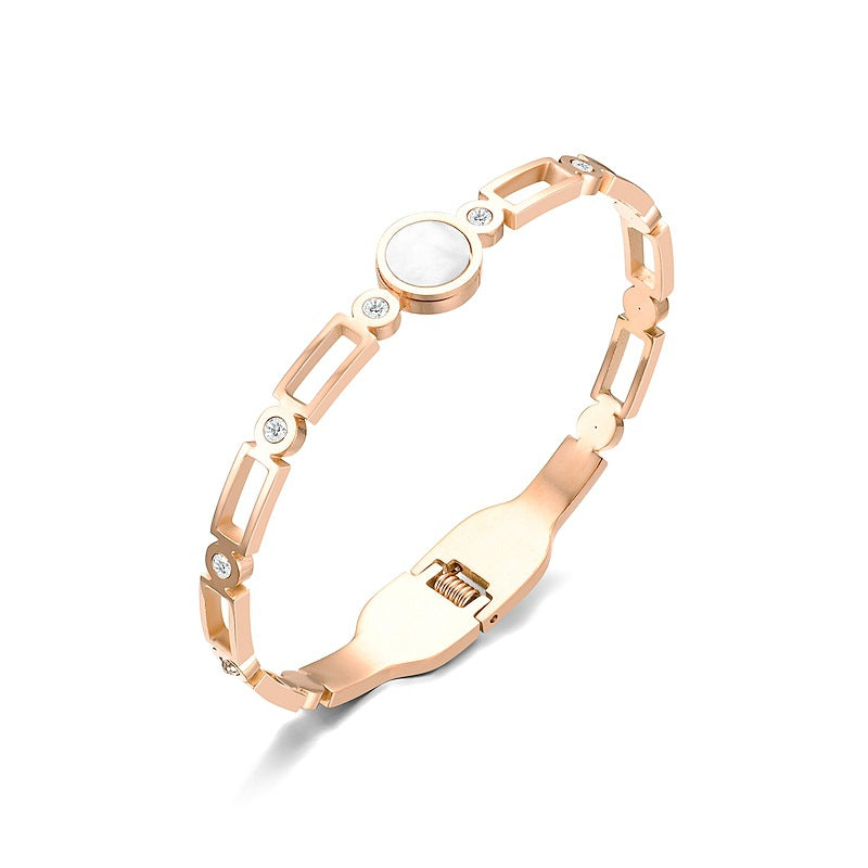 Damen Elegantes Armband mit funkelnden Zirkonia Steinen und hochwertigem Design Shop Nory