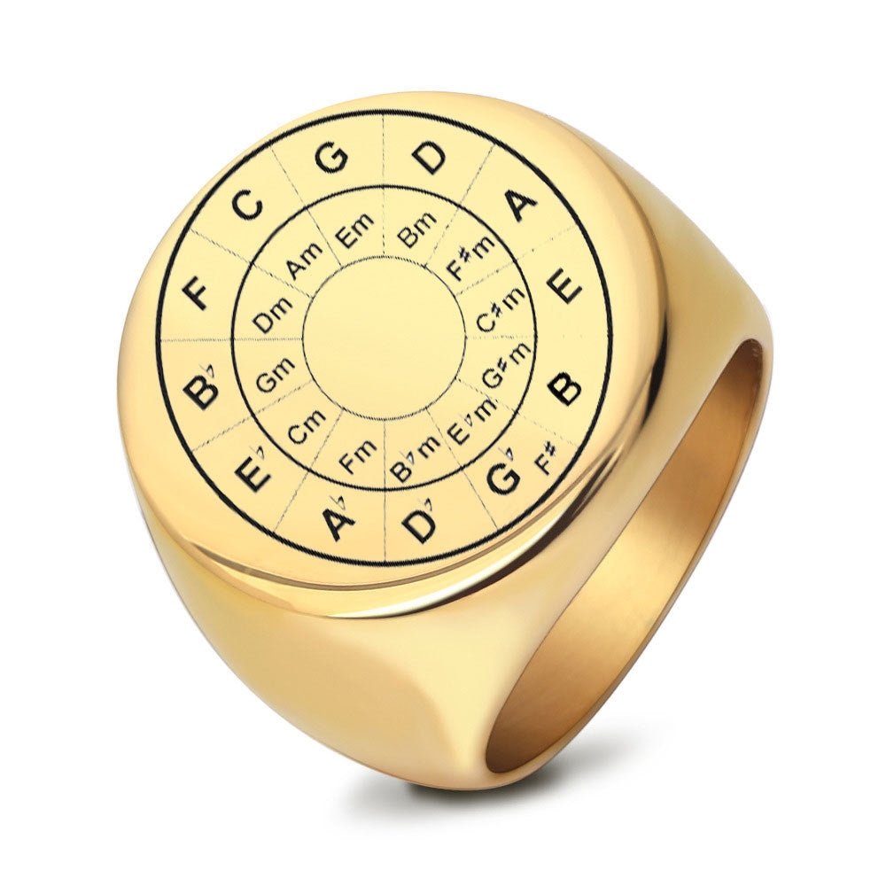Damen Ring mit intuitivem Harmonielehre-Design Shop Nory