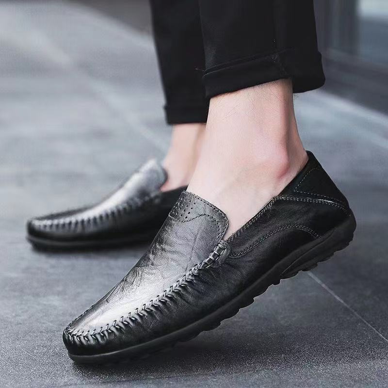 Herren Elegante Mokassins aus weichem Leder