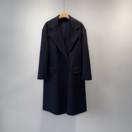 Damen Eleganter Doppelreihiger Oversized Wollmantel Shop Nory