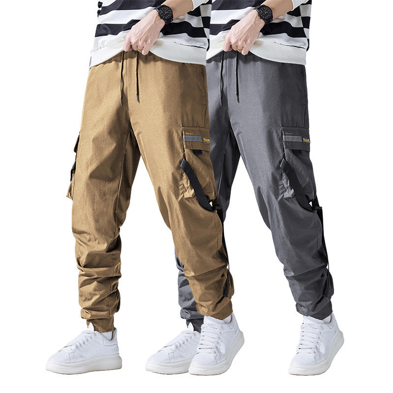 Herren Utility‑Cargohose im Joggerstil mit Multifunktions‑Taschen und Kordelbund Shop Nory