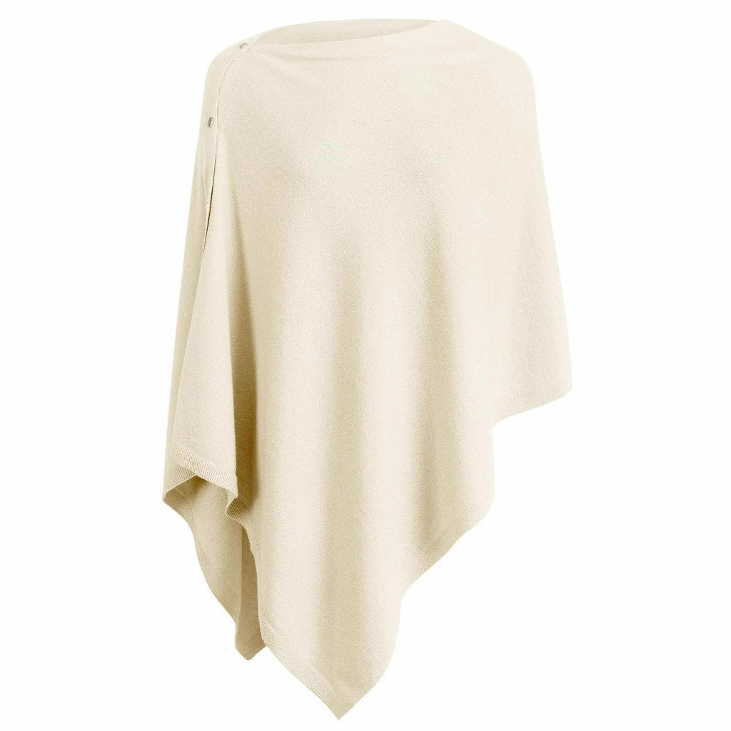 Damen vielseitiger Poncho aus hochwertiger Materialmischung