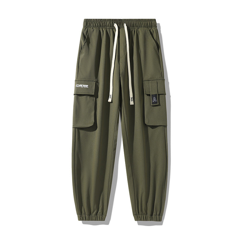 Herren Urbaner Utility-Jogger mit Oversize-Cargotaschen, Kordelzug und elastischen Knöcheln Shop Nory