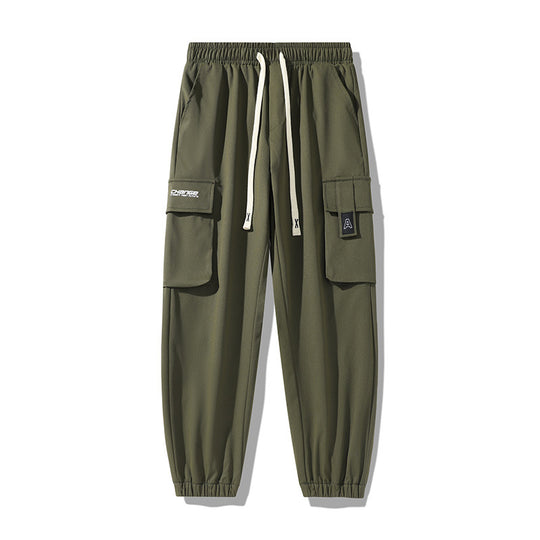 Herren Urbaner Utility-Jogger mit Oversize-Cargotaschen, Kordelzug und elastischen Knöcheln Shop Nory