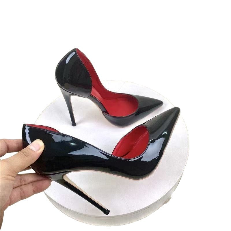 Damen Elegante Lack-Pumps mit spitz zulaufender Silhouette und Stiletto-Absatz Shop Nory