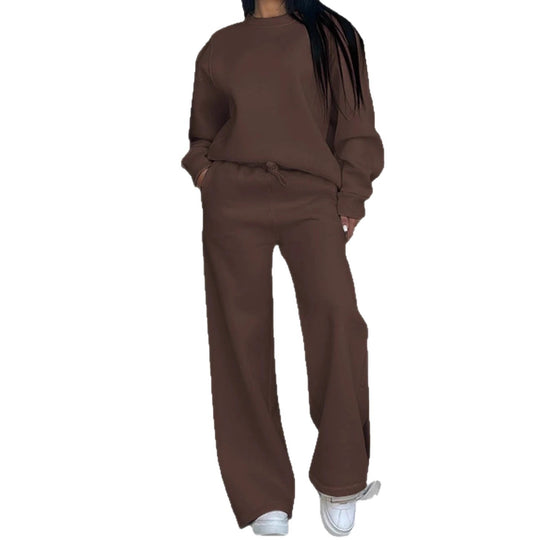 Damen nan lässiges Oversize Sweatshirt und weite Jogginghose Set Shop Nory