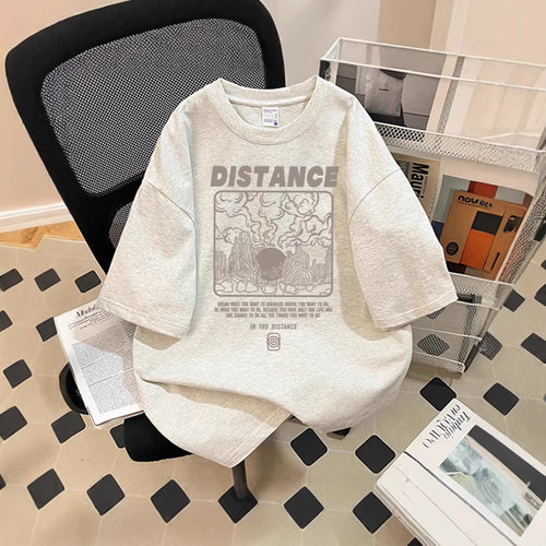 Damen Oversized T-Shirt mit kreativem Grafikdruck Shop Nory