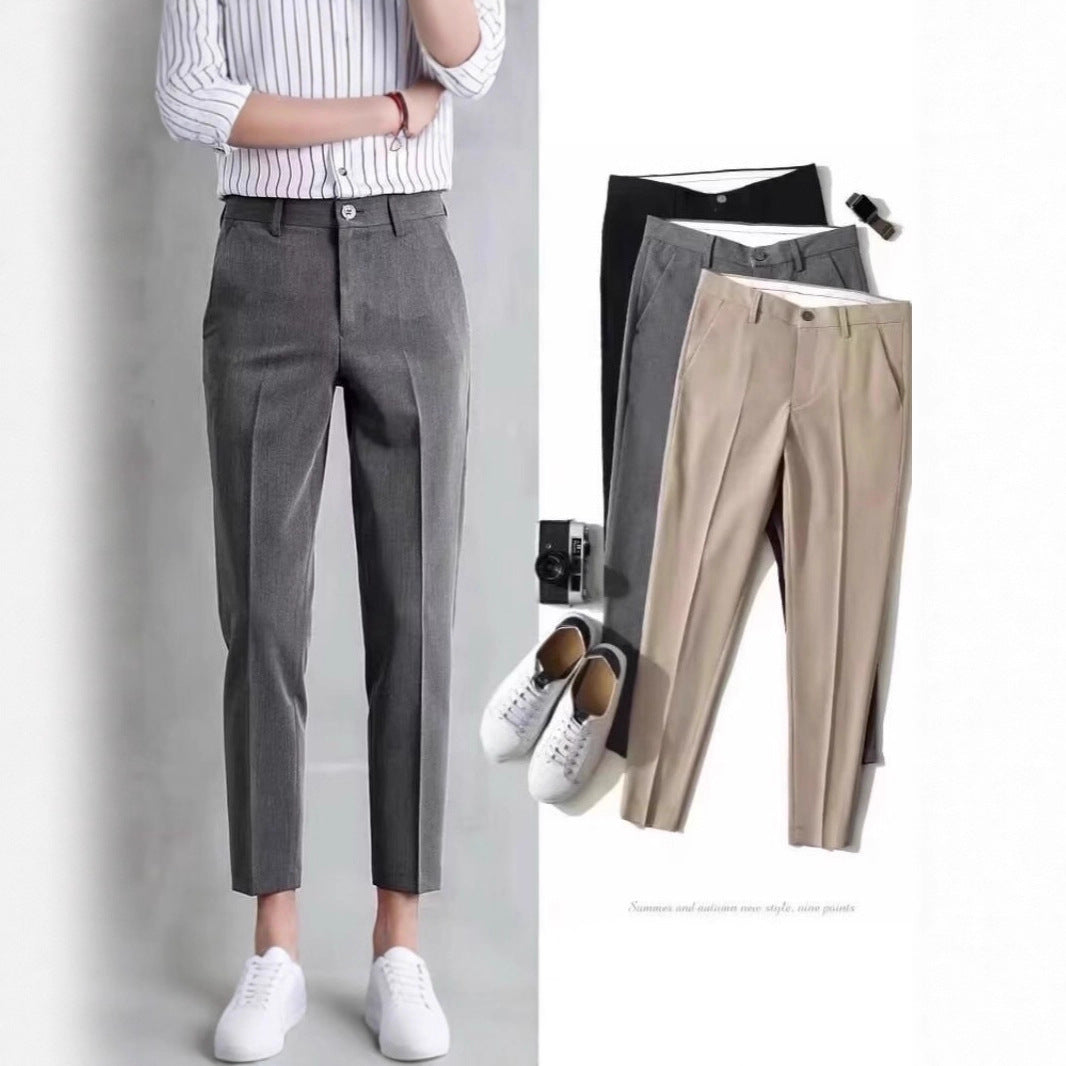 Herren Elegante Slim Fit Chino-Hose Shop Nory
