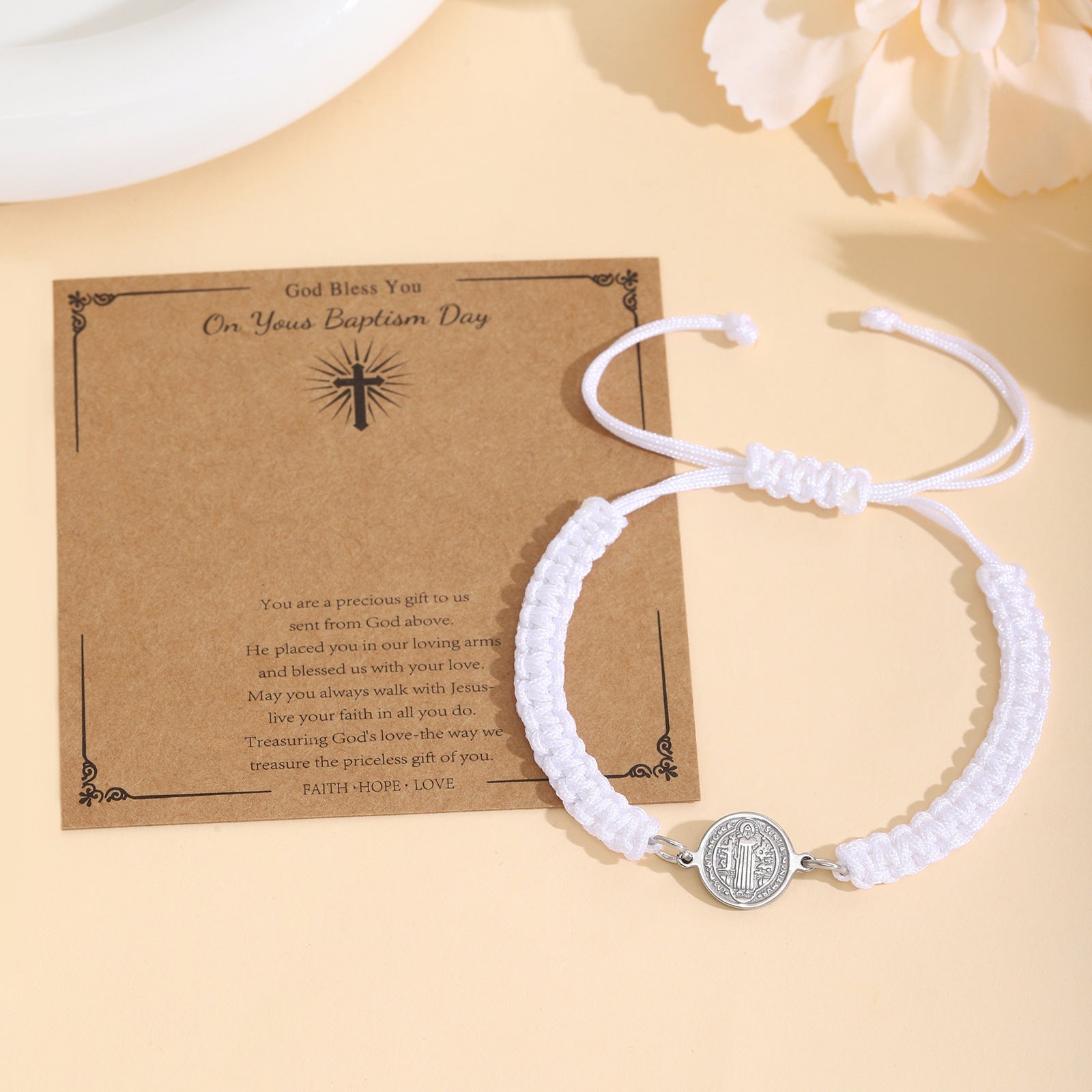 Damen Schutzamulett Armband mit verstellbarem Knoten Shop Nory