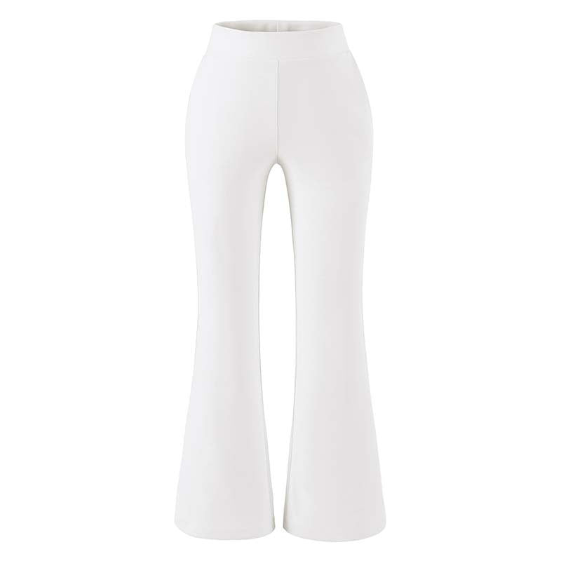 Damen Hochtaillierte Stretch-Schlaghose mit weitem ausgestelltem Saum Shop Nory