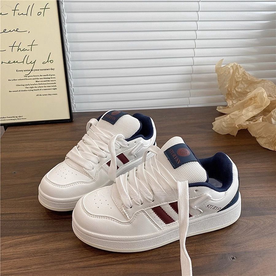 Damen modische Sneakers mit atmungsaktiven Mesh-Einsätzen und rutschfester Sohle