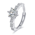 Damen Eleganter Solitär Ring mit funkelnden Zirkonia Shop Nory