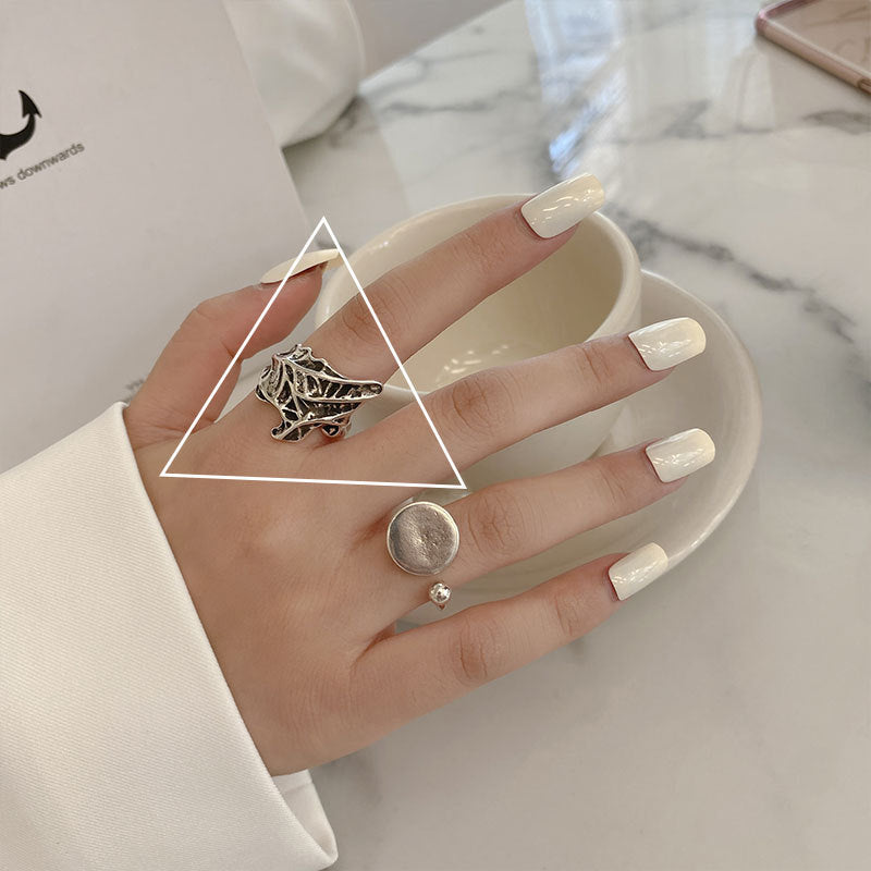 Damenring mit kunstvollem Blattdesign Shop Nory