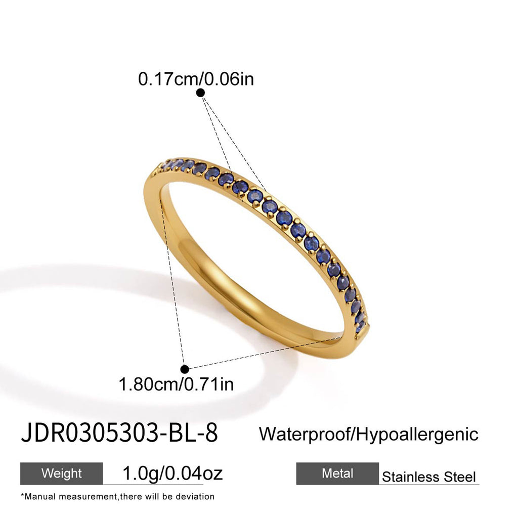 Damen eleganter Schmuckring mit strahlenden Zirkonia Shop Nory