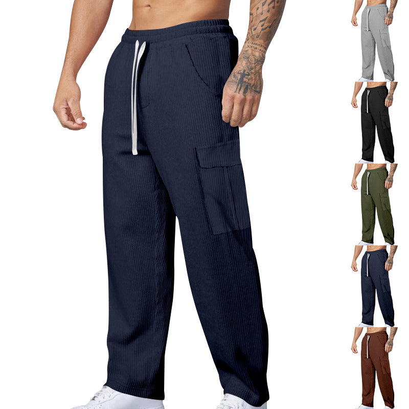Herren Cargohose mit elastischem Bund und praktischen Taschen