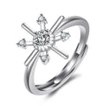 Damen Funkelnder Ring mit einzigartigem Floral-Design Shop Nory