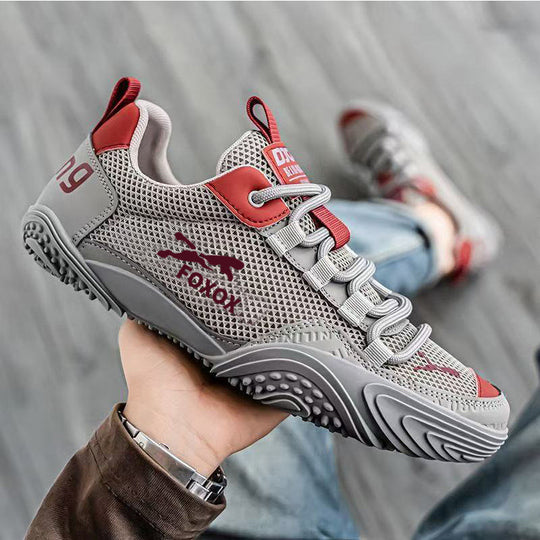 Herren Atmungsaktiver Mesh-Trail-Sneaker mit verstärkter Profilsohle und gepolstertem Komfortschaft Shop Nory