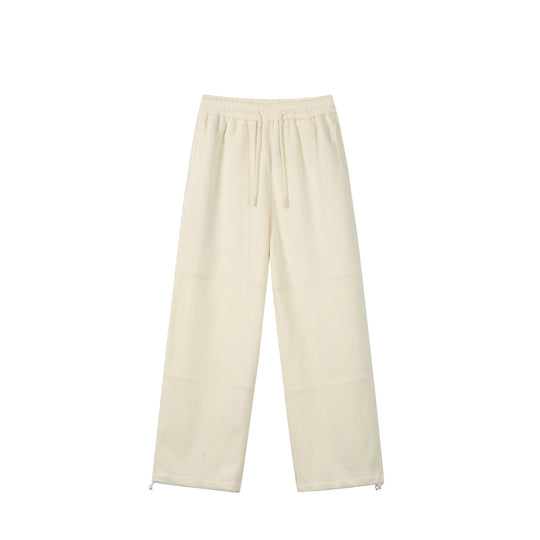 Damen Weite Fleece-Jogginghose mit Tunnelzugbund, Eingrifftaschen und verstellbarem Saum Shop Nory