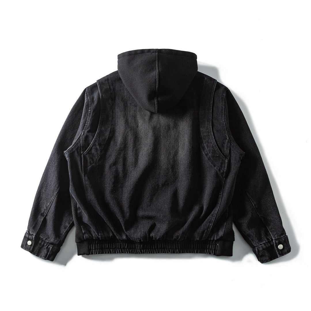 Unisex Kapuzenblouson im Boxy‑Cut mit durchgehendem Reißverschluss und Utility‑Taschen Shop Nory