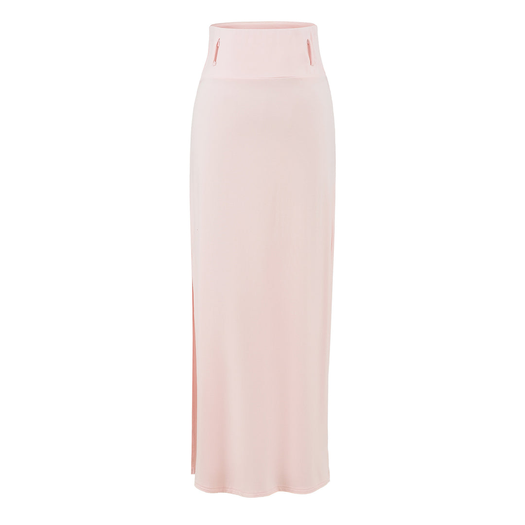 Damen Maxi-Bleistiftrock aus Stretch‑Jersey mit hohem Umschlagbund Shop Nory