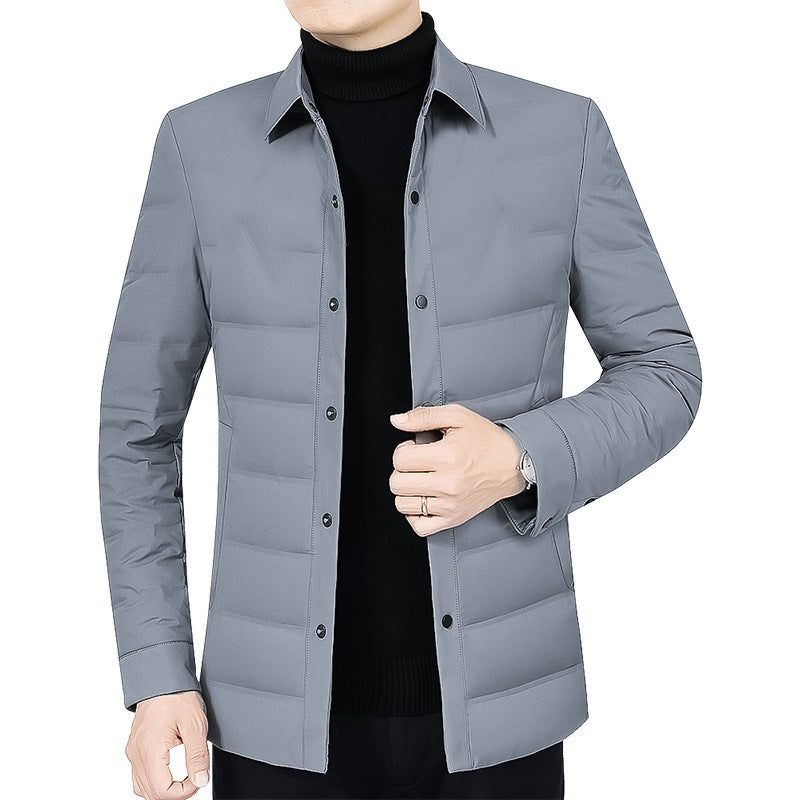 Herren gesteppte Hemdjacke mit leichter Thermofütterung Shop Nory