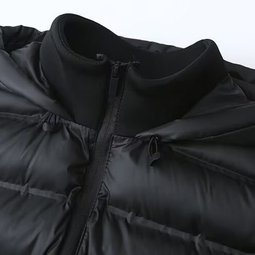 Damen Hybrid-Steppjacke mit Softshell-Ärmeln und Kapuze Shop Nory