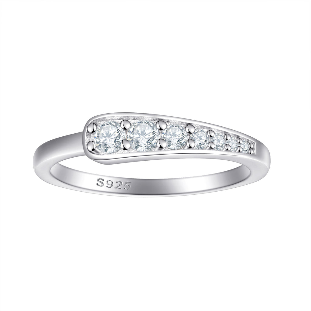 Damenring mit elegantem Zirkonia-Besatz Shop Nory