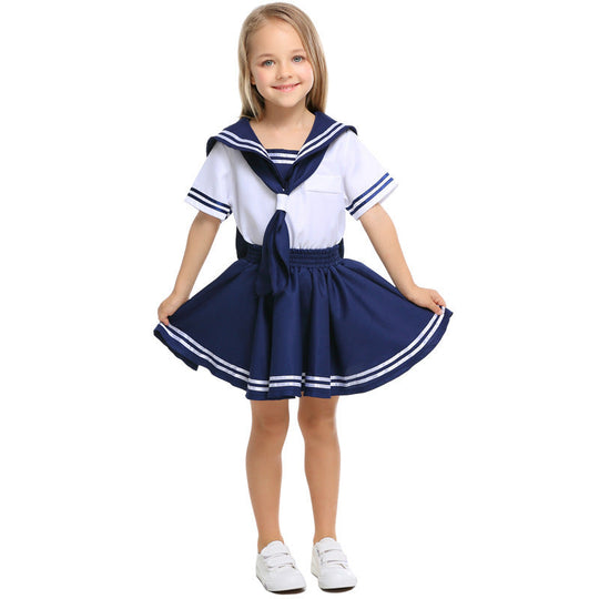 Mädchen Matrosen Outfit mit Rüschen und Schleifen Shop Nory