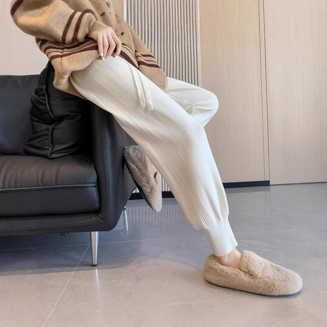 Damen Komfortable Feinstrick-Hosen Shop Nory