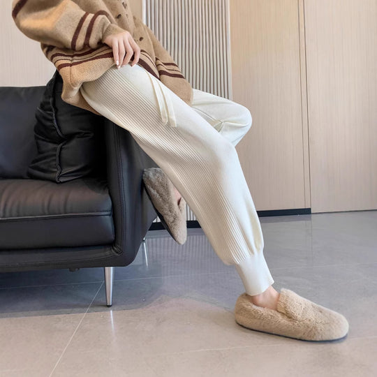 Damen Komfortable Feinstrick-Hosen Shop Nory
