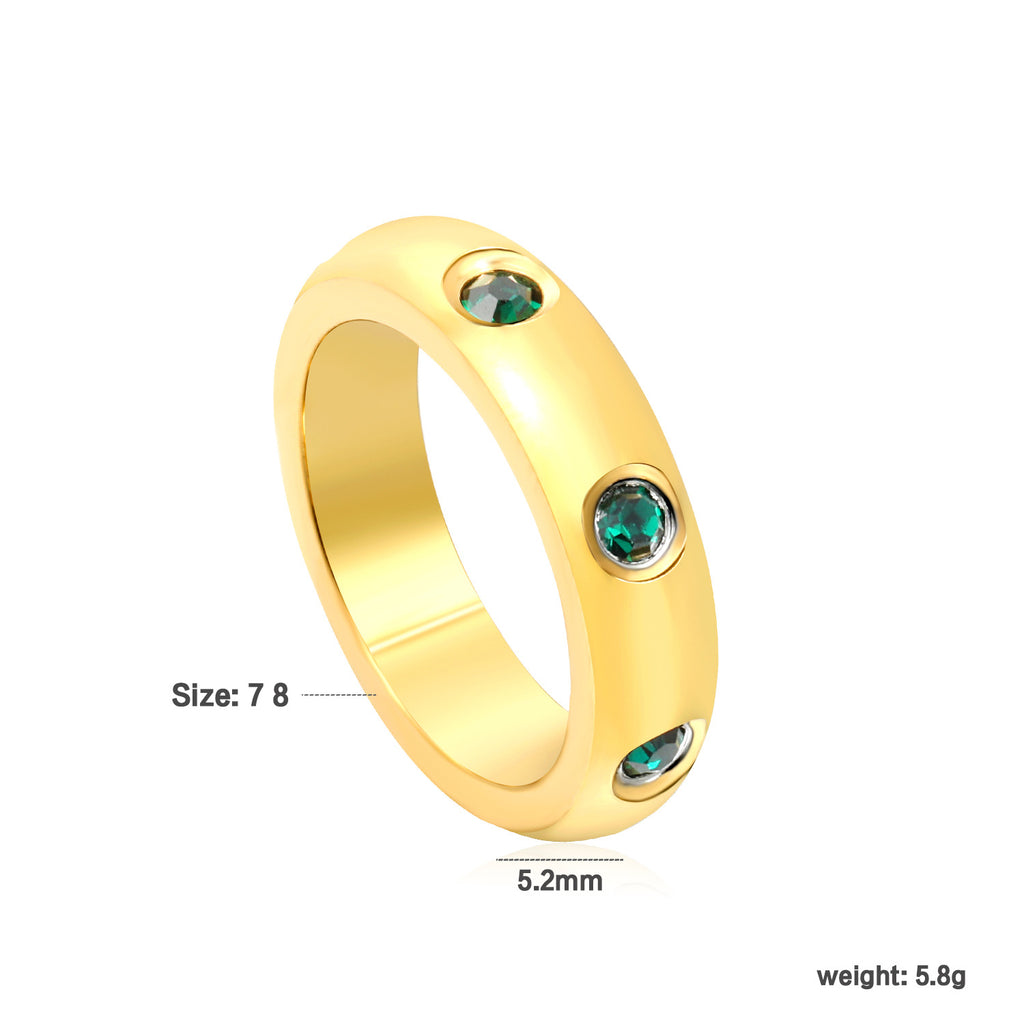 Damen Ring mit eleganter Perlenapplikation und einzigartigem Design Shop Nory