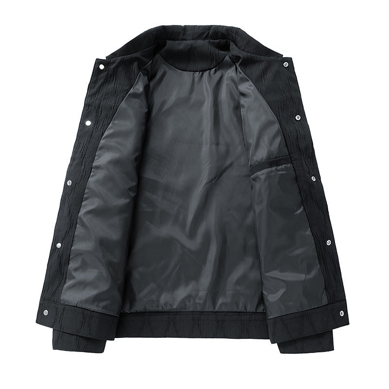 Herren Modische Jacke mit strukturiertem Gewebe Shop Nory