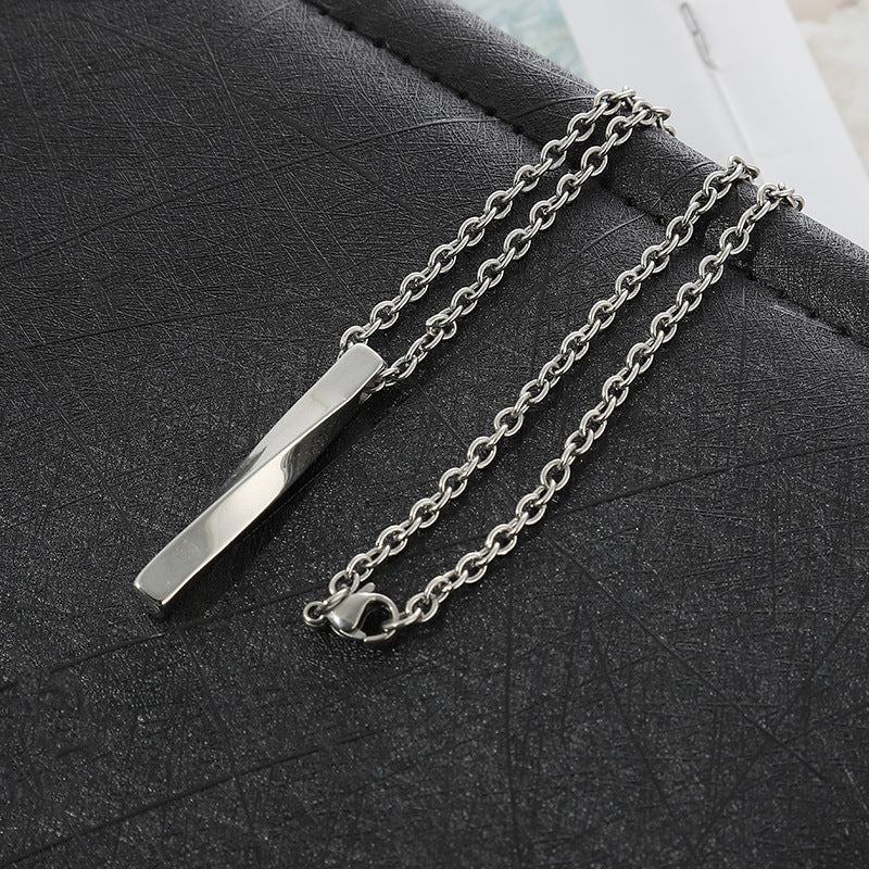 Herren elegante und moderne Halskette mit zeitgenössischem Anhänger Shop Nory